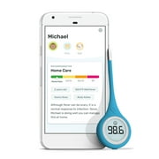 Kinsa Quick Care Bluetooth Smart Oral Thermometer for Fever