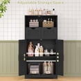 thumbnail image 4 of LENLN Bathroom Cabinet with Adjustable Shelf, Storage Cabinet with 2 Doors & 2 Drawers, Cupboard, for Living Room, Hallway,, 4 of 6