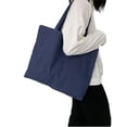 thumbnail image 2 of Alkepwun Women's Handbags Casual Lightweight Classic Retro Denim Tote Bag Everyday Versatile Solid-Color Underarm Tote Bags Travel Shopper Shoulder Handbag, 2 of 7
