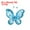 Lake Blue, variant on Uxcell 12Pcs Butterflies for Crafts 2.2" Organza Butterflies for DIY Craft Home Decor Light Pink