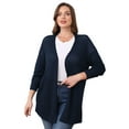 thumbnail image 2 of Daystry Women Casual Lightweight Cardigan Cover Up Open Front Breezy Long Sleeve Summer Blouses, 2 of 12