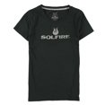 thumbnail image 1 of SOLFIRE Womens Original Logo Graphic T-Shirt black L, 1 of 2