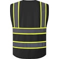 thumbnail image 2 of evershare Safety Vest with 5 Pockets & Zipper Reflective High Visibility Vest Class 2 Outdoor Workwear Meets ANSI/ISEA, 2 of 6