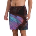 thumbnail image 2 of Rocae Wings Of A Butterfly for Men's Beach Shorts Casual Elastic Waist Drawstring Summer Beach Shorts,S-3XL-XX-Large, 2 of 6