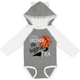 thumbnail image 3 of Inktastic Little Brother and Biggest Fan Basketball Player Boys Long Sleeve Baby Bodysuit, 3 of 5
