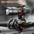 thumbnail image 1 of 2 Pack Lampe de Poche Support de Support Vélo Led Lumière Support de Montage 360 ° Rotation Pince pour Lampe de Poche Cyclisme, 1 of 9