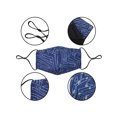 thumbnail image 3 of Adult Women and Men Breathable Cloth Face Mask, Adjustable Face Madks with Nose Wire and Ear Loops, 3 of 5