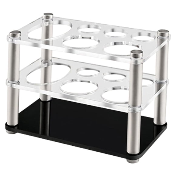 Soporte acrílico para cepillos de dientes y pasta dental, organizador elegante de gran capacidad para baño, soporte para cepillos de dientes y lápices