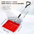 thumbnail image 5 of Deeceymbur Lightweight Aluminum Snow Shovel Ice Scraper Compact Outdoor Winter Tool for Car Snow Removal Camping Shoveling Device Metal Equipment, 5 of 5