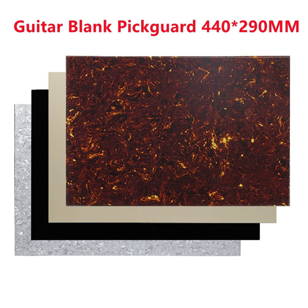 Blank Pickguard Sheet Electric Guitar Scratchplate Diy Material 44 X 29cm 3 Ply