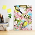 thumbnail image 6 of FMSHPON Spring Flowers Birds Clipboard Hardboard Wood Nursing Clip Board and Pull for Standard A4 Letter 13x9 inches, 6 of 8