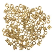100 Pcs Copper Knurled Embedded Parts Nuts Press-In Installation Tools The Insert