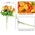 thumbnail image 5 of Flores artificiales, 2 manojos de plantas de balcón y de interior, flores de plástico., 5 of 5