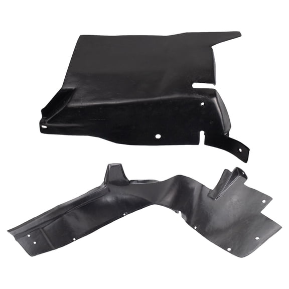 TRQ Front Inner Fender Liner Set Fits Select 2004-2007 Pontiac Grand Prix GM1248146 GM1251134