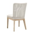 thumbnail image 4 of Dining Chair with Interwoven Rope Back and Aluminum Frame, Set of 2, Gray- Saltoro Sherpi, 4 of 5
