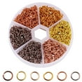 thumbnail image 1 of Coofit Open Jump Rings Colorful 1080PCS Jump Ring Connectors Jewelry Connector Rings, 1 of 10