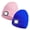 Pink+Blue, variant on 2 PACK LED Beanie Hat with Rechargeable Headlamp-Warm Knit Cap for Outdoor Activities,Camping,Running,and Hiking black+Light Gray