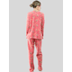 thumbnail image 3 of Set De 2 Pijamas Afelpadas Mujer Polar Pantalón Sudadera Ropa Invierno UNITALLA, 3 of 5
