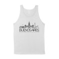thumbnail image 1 of Skyline Buenos Aires Argentina Tank Top Unisex Small White, 1 of 5