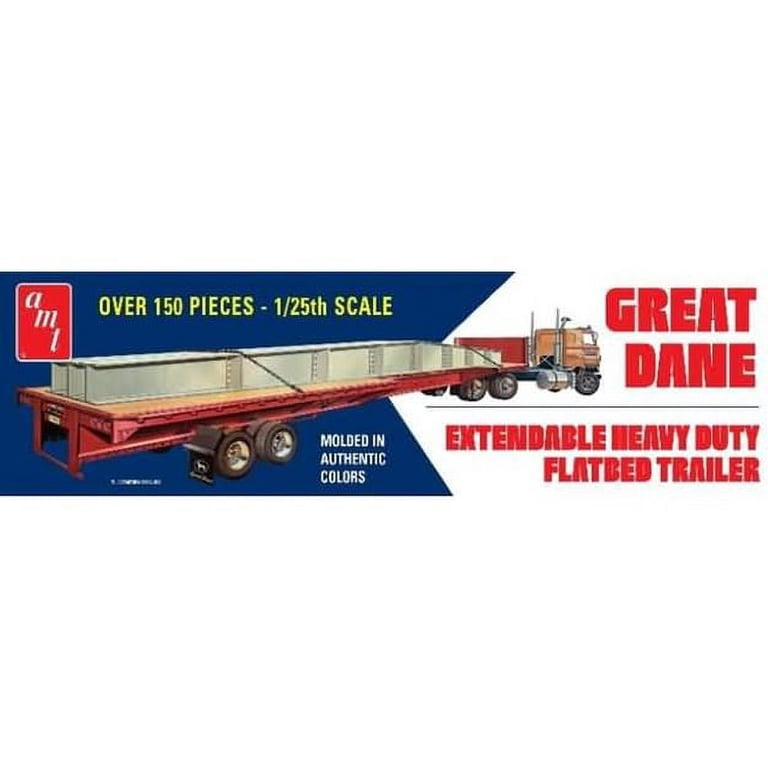 Skill 3 Model Kit Great Dane Extendable Heavy Duty Flat Bed 