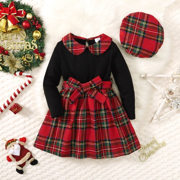 Collar de muñeca de moda y lindo con rejilla para coser, lindo y exquisito vestido combinado con sombrero de concha
