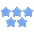 thumbnail image 1 of 5pcs Elastic Hand Grip Ball Star Shape Wrist Finger Strength Training Exercise BallBlue 30 Degree, 1 of 14