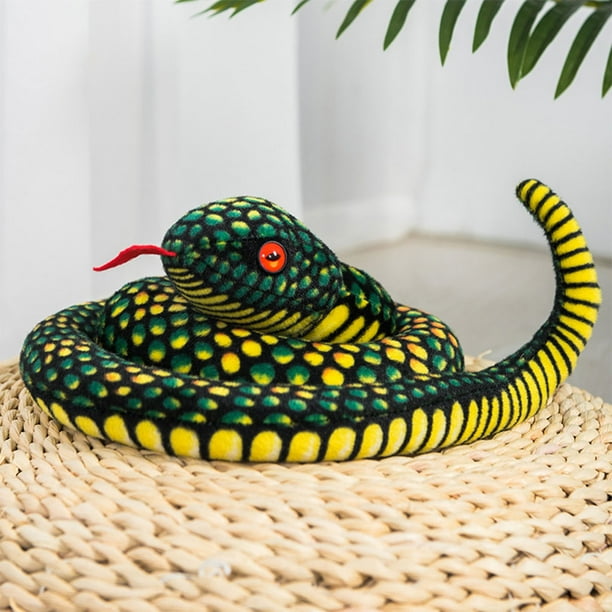 Juguete de Serpiente de Peluche Suave Sunnimix Serpiente de Simulación