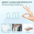 thumbnail image 3 of 20 Pcs Armpit Sweat Pads Disposable Underarm Sweat Pads for Sweating Women men Easily Absorb Sweating and Neutralize Odors for Travel & Daily Life Under Arms Stay, Non Visible, 3 of 4