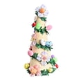 thumbnail image 1 of Easter Tree Decorations Flocked Ornament Pink with Random Color Accessories Tabletop Display for Home, 1 of 8