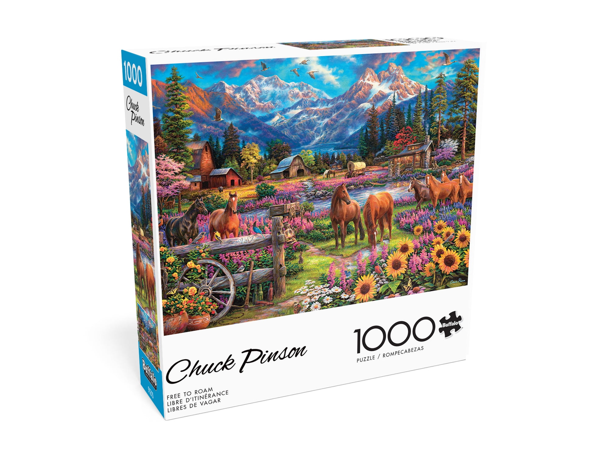 Buffalo Games 1000-Piece Picturesque Interlocking Jigsaw Puzzle Assortment for Adults Ages 14+, Styles May Vary