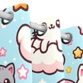 thumbnail image 3 of Cute Cats in Rainbow Black Out Curtains 84 Inch Length Curtains for Sliding Glass Doors Bedroom Living Room 2 Pack, 3 of 6