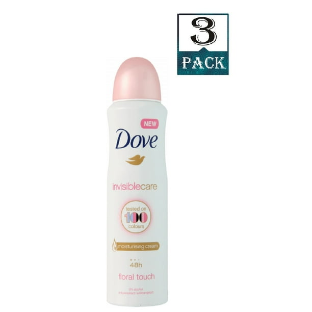 Dove Invisible Care Floral Touch 48hr Antiperspirant Deodorant Body Spray (Pack Of 3) Walmart
