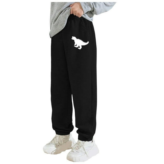 Girls Grey Sweatpants Boys Clothes Size 8 Boys' Open Bottom Fleece-Lined Sweatpants with Pockets Active Fleece Jogger Sweatpants Black 3-4 Years