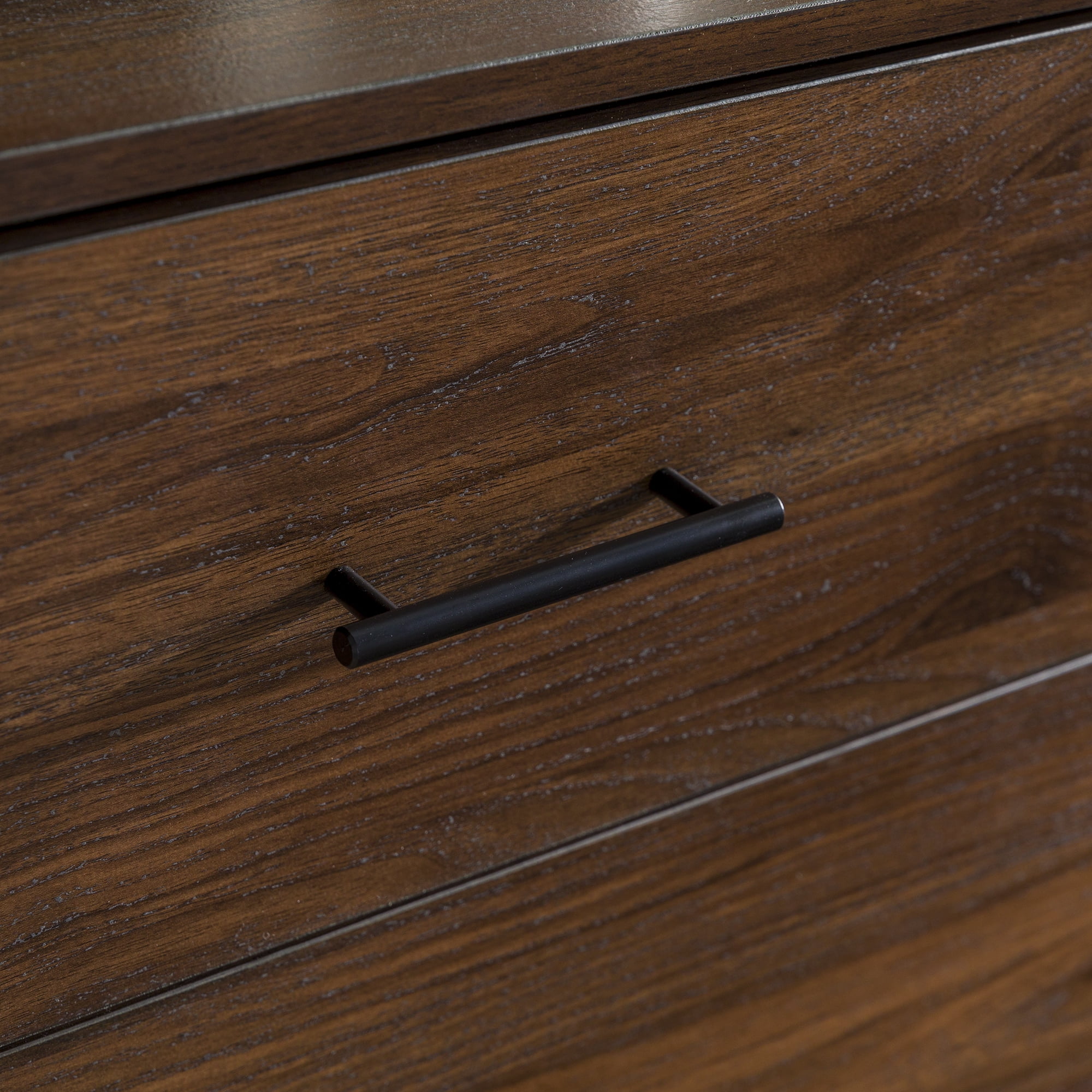 Walker Edison Modern 4 Drawer Vertical Dresser, Dark Walnut