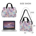 thumbnail image 3 of FORMRS 16" Laptop Bag Carrying Sleeve Case with Handle Travel Shoulder Briefcase, Watercolor Marble Pattern, 3 of 8