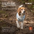 thumbnail image 7 of Kuoser UPF 50+ Sun Protection Dog Shirt, UV Protection Pet T-Shirt with Zipper and Reflective Strips, Breathable, Quick-Dry and Lightweight Vest for Small Dogs, Pink, XS, 7 of 7
