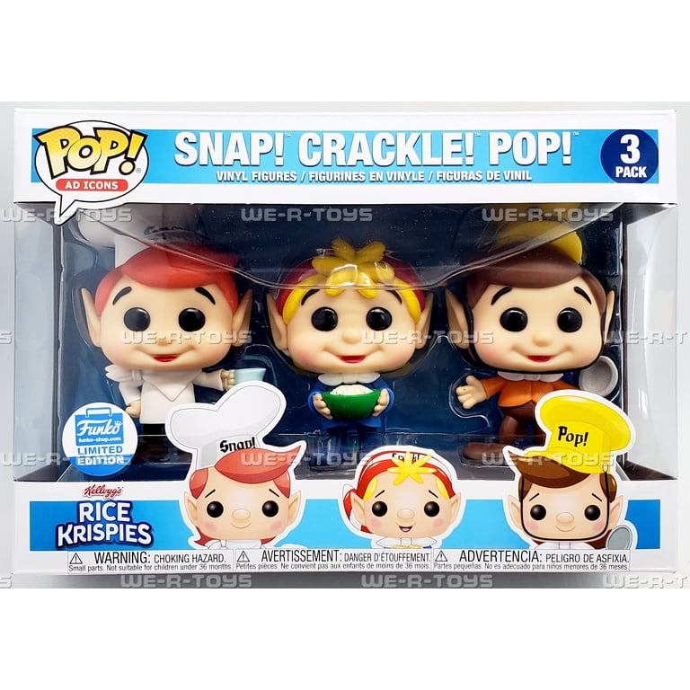 Funko POP Ad Icons Kellogg's Rice Krispies Snap! Crackle! Pop