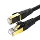 thumbnail image 1 of KASIMO Cable Ethernet Cat 8 de 25 pies Cable LAN de red Cat8 de alta velocidad 40 Gbps con conector RJ45 chapado en oro Cable blindado SFTP 26 AWG Cable de Internet para juegos para módem enrutador (n, 1 of 5