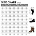 thumbnail image 7 of PENNYSUE Women's Ankle Boots Brown Chunky Heel Zipper Ankle Booties Size 6, 7 of 7