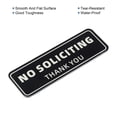 thumbnail image 4 of Unique Bargains Panneau Rectangulaire Anti-Sollicitation Autocollant pour Porte Intérieur Extérieur Noir, 4 of 6