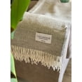 thumbnail image 6 of Baby Alpaca Authentic Alpaca Wool Herringbone Solid Throw Soft, Cozy, Peruvian Woven Throw from Peru -Cordillera Volcano, 6 of 6
