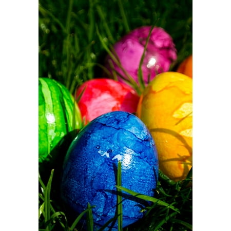 Framed Art for Your Wall Easter Egg Colorful Easter Eggs Easter Egg 10x13