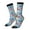 2 Black-1, variant on Dogs With Pool Floats Crew Socks for Men & Women, Breathable Casual Athletic Ankle Socks