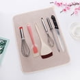 thumbnail image 3 of 2Pcs Drying Pad Great Water Absorption Microfiber Quick Drying Easy to Clean Counter Drainer Pads Kitchen Supplies, 3 of 7