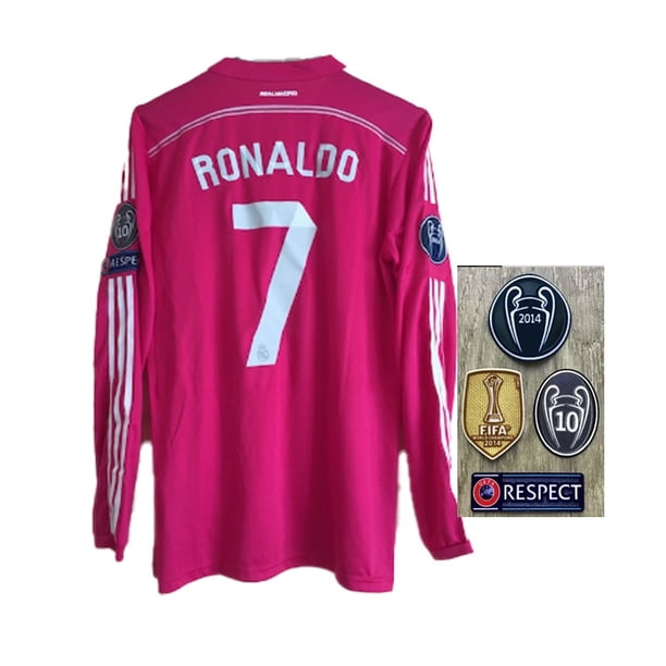 2014 2015 Camiseta De Visitante Real Madrid Retro Jersey Fútbol 14/15 BALE 11 RONALDO 7 MODRIC 19