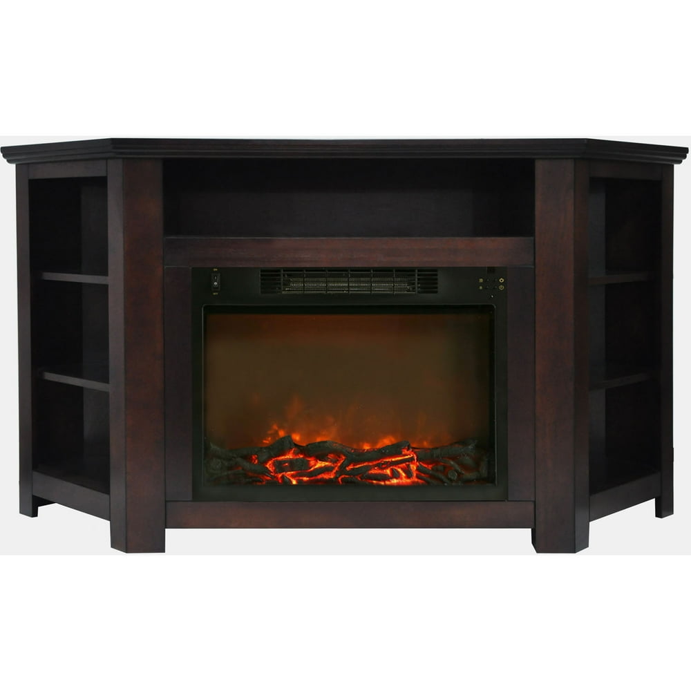 Cambridge Stratford 56" Electric Corner Fireplace Heater with Charred