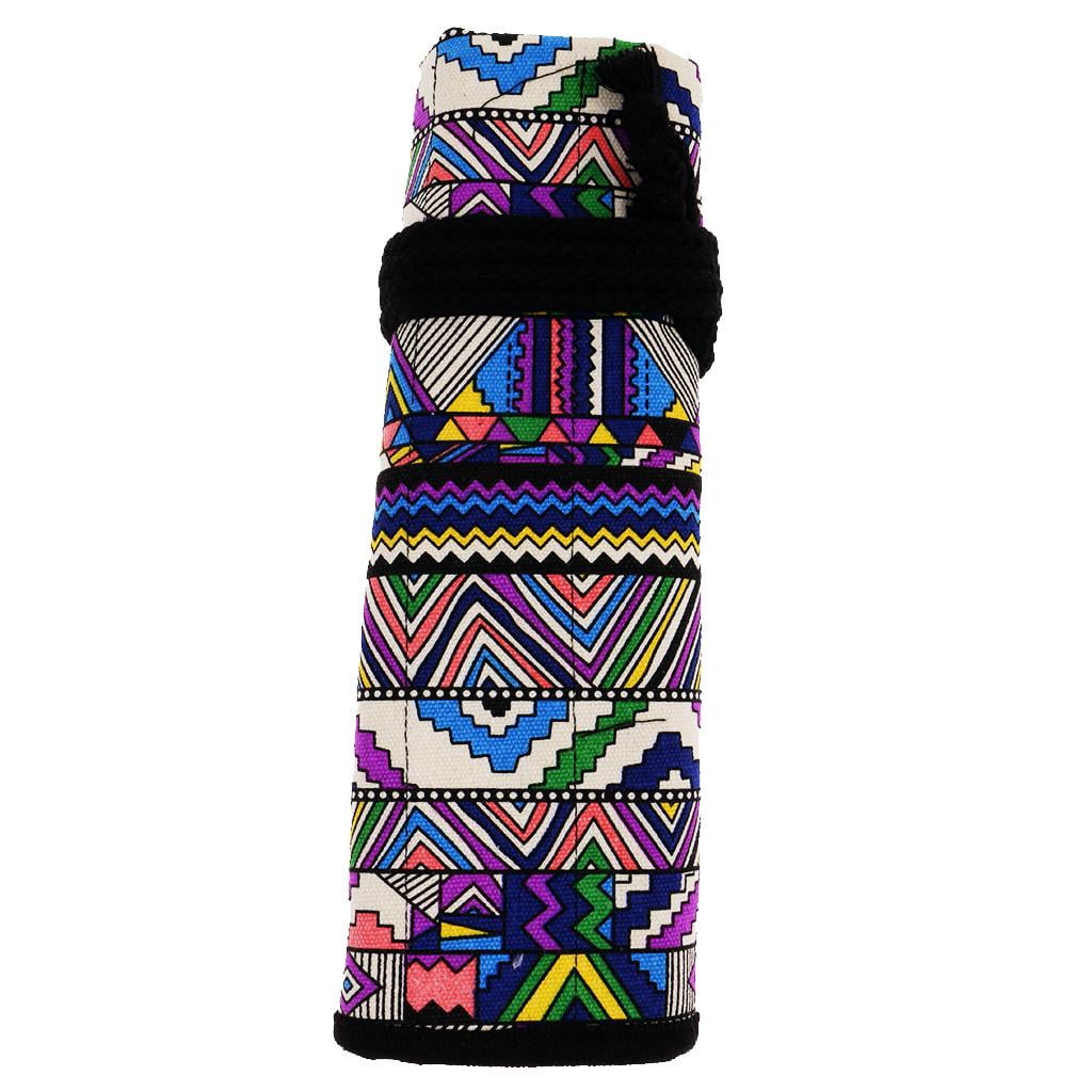 National Style Roll Up Canvas Paint Brush Storage Case Bag Holder Pouch