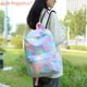 thumbnail image 4 of Mochila con correa ajustable para ordenador portátil para mujer, morral de viaje de nailon con gradiente bonito para el trabajo, escuela y viaje, 3 unidades por juego, 4 of 4
