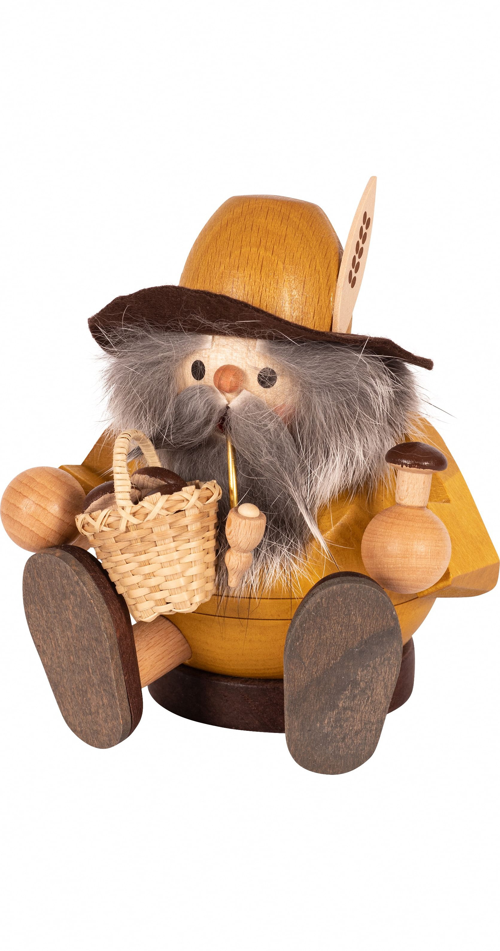 German incense smoker bugbear with cones, height 17 cm / 7 inch