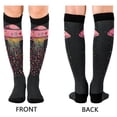 thumbnail image 4 of FORMRS Womens Knee High Socks Casual Long Thick Travel Daily Wear, 1 Pair, UFO with Hearts Pattern, 4 of 6